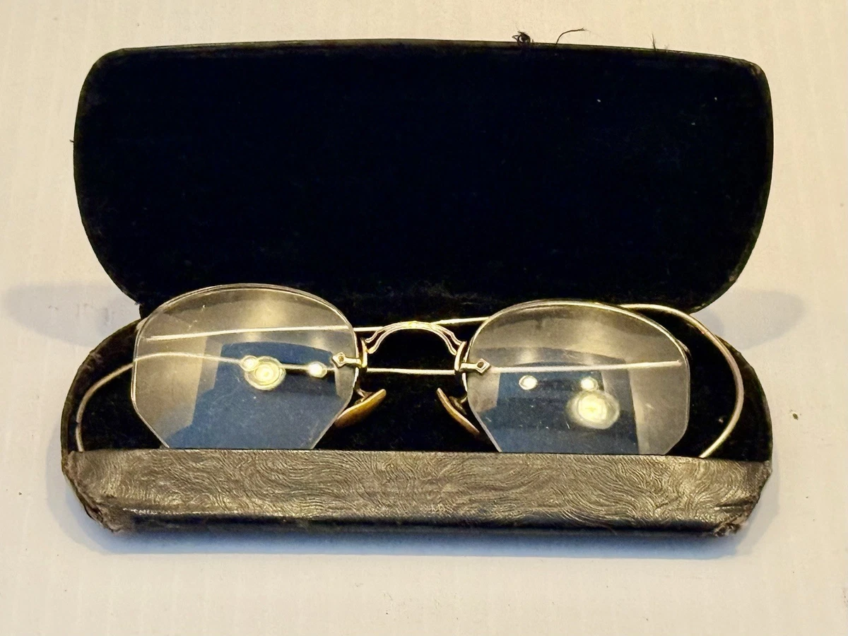 Las mejores ofertas en Gafas Sin Montura 1950s oro Vintage | eBay