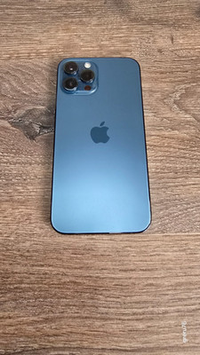 Apple iPhone 12 Pro Max 256 GB pazifik blau ohne Simlock - Zustand Perfekt 79%