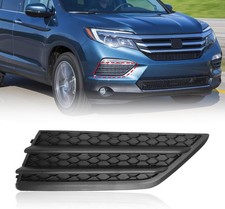 Passenger Bumper Insert Fog Light Cover For 2016 2017 2018 Honda Pilot Front B