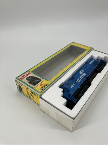 Locomotora diésel Atlas Kato escala HO 8063 Conrail C424 fase I carretera 2491 probada | Condition: Used