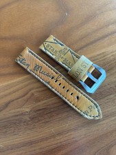 22mm Stan Musial Handmade Baseball Glove Watch Strap Cardinals Panerai 70/123