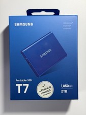 SSD 2TB Samsung Portable SSD T7 USB3.2 Gen.2 Indigo Blue ?NEW?ORIGINAL BOX?SHIPS NOW