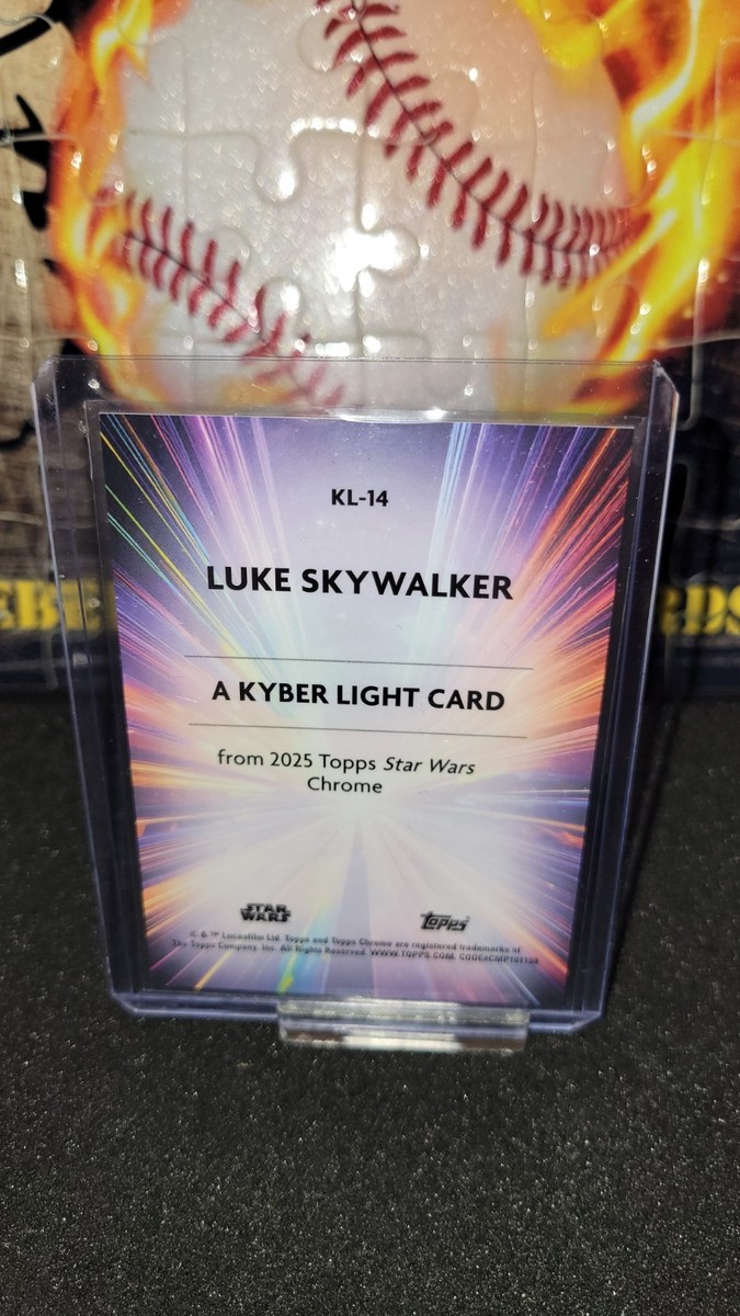 【コンセント】京河foilと流星foilのセット Topps Chrome Star Wars 2025 Luke Skywalker Very Rare Kyber Light