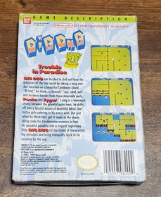 Dig Dug II (2) Trouble in Paradise (Nintendo NES 1989) w/ Box Retro Gaming