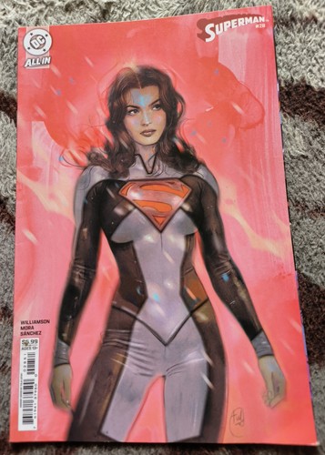 SUPERMAN # 28 NM 2025 TULA LOTAY CARD BOARD VARIANT ! SATURN GIRL !