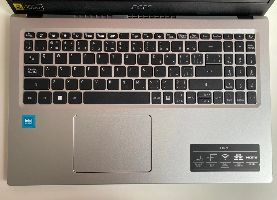 Acer Aspire 1 - 15.6" FHD Intel N4500 4G RAM 128G Flash Drive Windows 11 S mode - Image 4 of 4