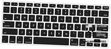 Super Stretchy Silicone Keyboard Cover Skin Protector Compatible with Black