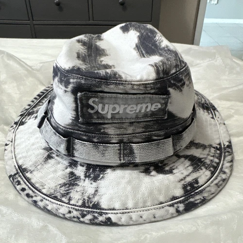 Chapeau seau chino boonie blanchi SUPREME SS24 taille M/L