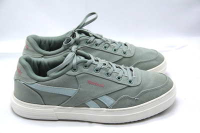 Reebok Club C Shoes Womens Size 10 Sneakers Royal Techque T Canvas Sage Green