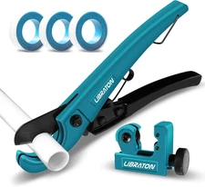 Libraton Pex Cutter 1-1/4", Pex Pipe Cutter, PEX Tube Cutter 1/8" to 7/8", PEX P