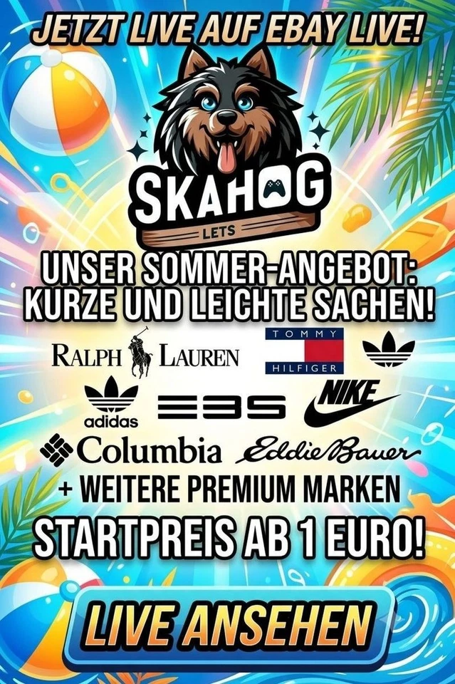 Summer Sale im Skahog-Shop Shirts Shorts u.v.m