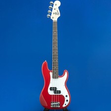 Squier by Fender MINI PRECISION BASS Dakota Red w/Tracking w/soft case USED