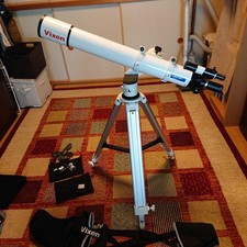 Vixen A80Mf Compact Telescope. Used 3 times. w/ Tripod, Case. Tray missing.