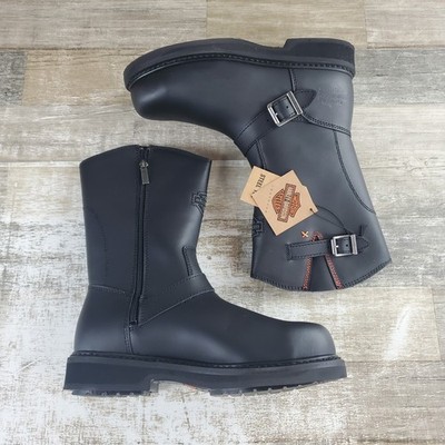 Harley Davidson Jason Mens Ankle Boots Sz 7.5 W Black  display picture 2