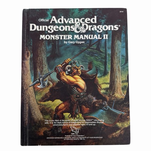 Vintage Monster Manual II Dungeons & Dragons AD&D Rare HTF 1980s