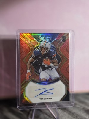2023 Panini Select- R. Signatures Tank Bigsby #RS-TBI Red Lazer Prizm /25 (AU, 