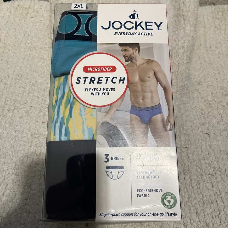 NIP- Jockey - Men’s 2XL. 3 Briefs