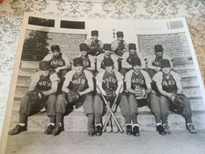 photographers in training at Navy base Chicago Il also in softball league unique