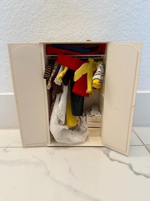 Vintage Sindy Pedigree Marx Toys Doll Wardrobe Lot w/ clothes shoes access.