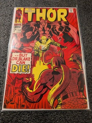 The Mighty Thor #153 (Marvel Comics June 1968) VG-