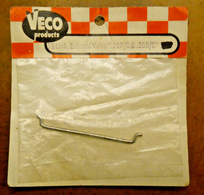 VECO #178 LINK EXHAUST VALVE FOR .19R/C & .35R/C MODEL ENGINE, NEW OLD STOCK