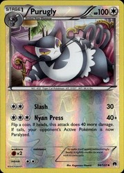 Purugly 94/122 BREAKpoint Reverse Holo