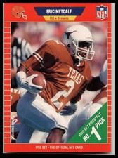 1989 Pro Set Eric Metcalf #489 Football