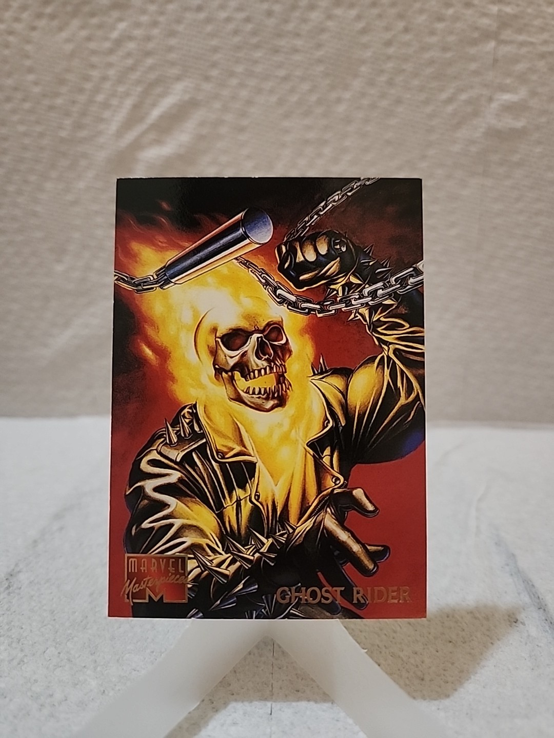 Ghost Rider #38 Marvel 1995 Masterpieces trading card — raw and PSA graded price guide