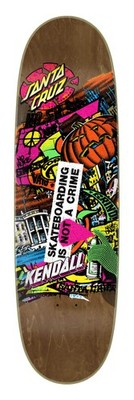 Santa Cruz Kendall Street Art Collage VX 9.0in x 32.00in Skateboard Deck