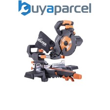 Evolution 047-0001A R185SMS+ 185mm Multi-Material Sliding Mitre Saw 1200W 240V E