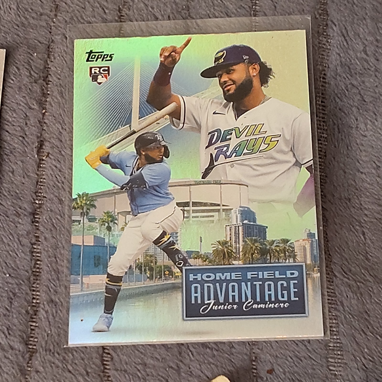 2024 Topps Update - Junior Caminero - Home Field Advantage SSP Insert RAYS RC