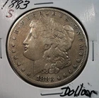 1883 S Morgan Silver Dollar