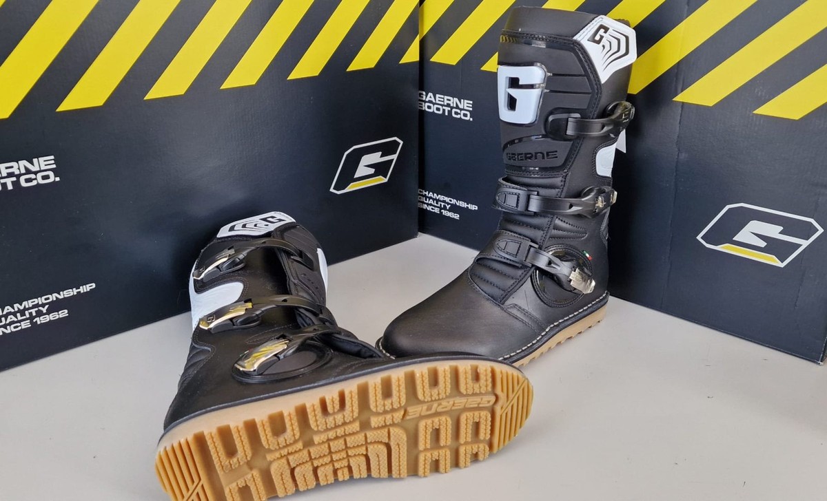 Gaerne Pro Tech Black Trial Balance Boots | eBay