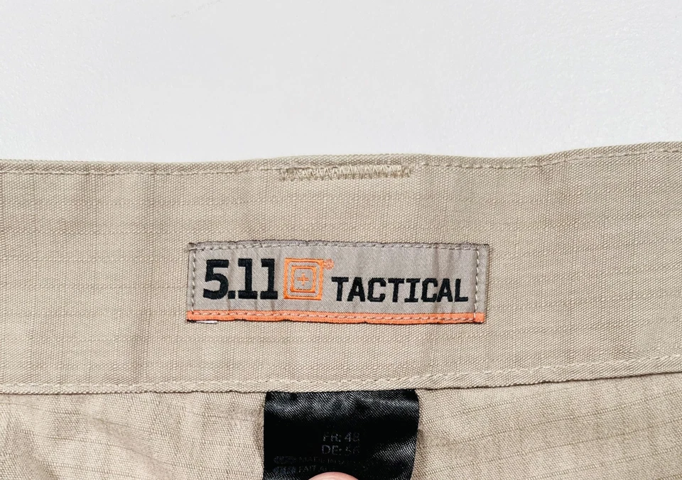 5.11 Tactical Pants Mens Khaki Ripstop Cargo Outdoor Hiking Workwear Read For SZ - Image 3 of 4