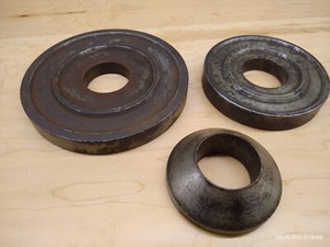 BRAKE LATHE HUBLESS ADAPTER  COMPOSITE PLATES AND CONE
