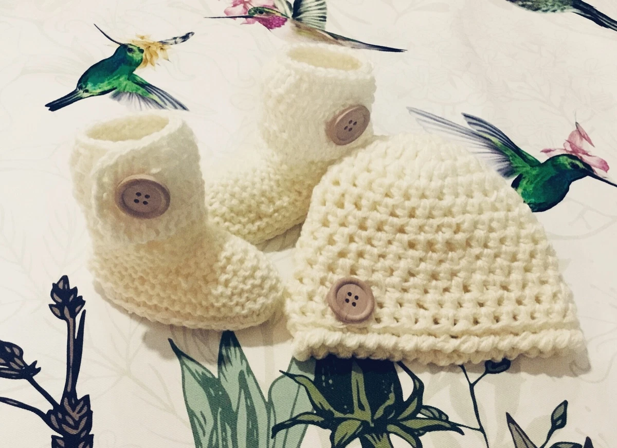 Scarpette e shop cappellino neonato uncinetto