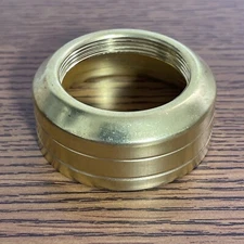Solid Brass #2 BURNER COLLAR Oil Lamp Replacement Part