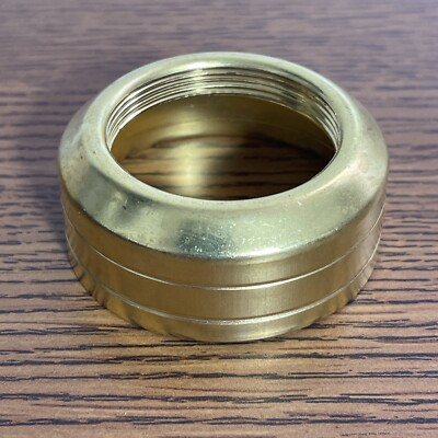#ad Solid Brass #2 BURNER COLLAR Oil Lamp Replacement Part $6.00
