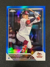 Daichi Suzuki 2023 Topps Chrome NPB Nippon Blue Refractor /150