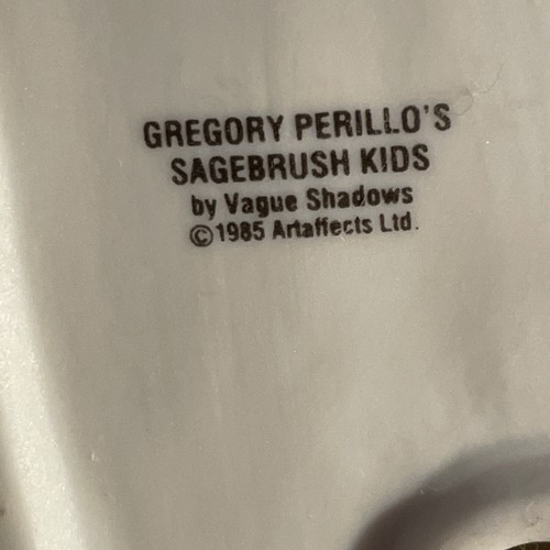Gregory Perillo's Sagebrush Kids LIttle Cowboy Potty Training wIth HIs Dog 1985 - Picture 7 of 8