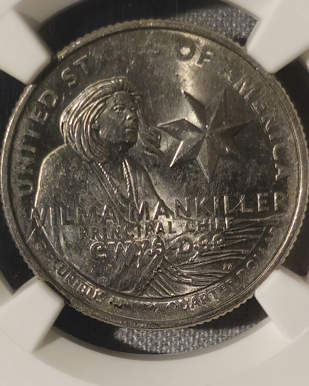 20XX Wilma Mankiller Quarter OBV AND REV Error NGC MS63 Mint State Die