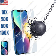 Per iPhone 14 13 12 11 8 6 X XS Vetro Temperato Trasparente Protezione Schermo Ingrosso