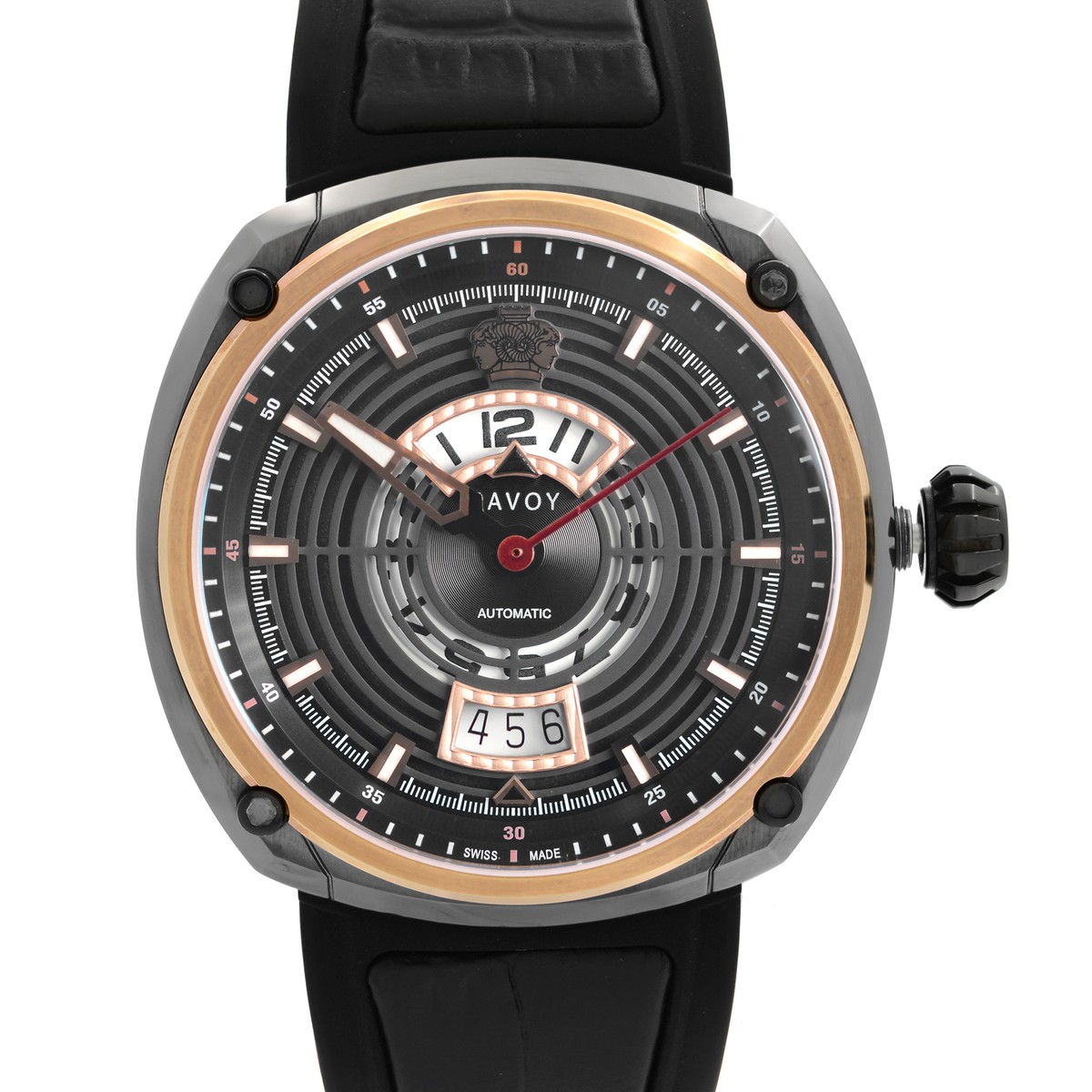 ソーニョ Savoy Epic Continuous Hour Limited Edition Steel Mens Watch F8202H