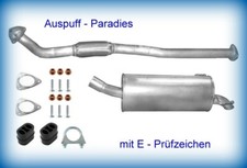 Flammrohr & Endschalldämpfer für Opel Zafira B 1.9 CDTi Modelle mit DPF A05 +Kit