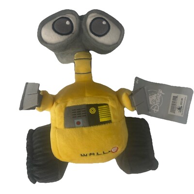 Disney Pixar Wall-E Robot Stuffed Toy Plush Collectible 7'' Tall With Tags