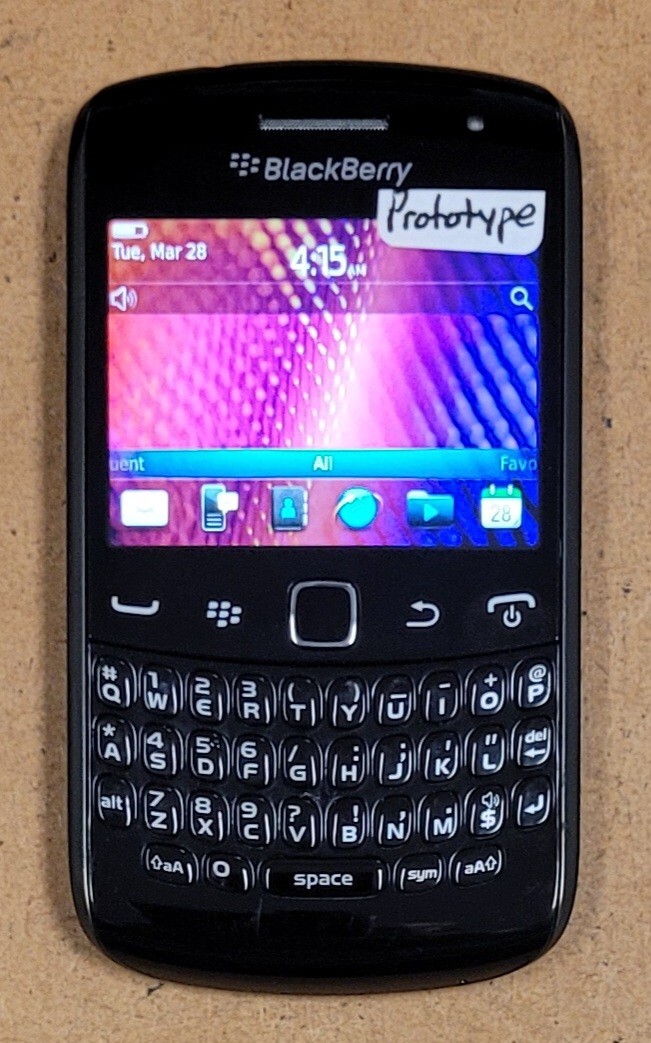 BlackBerry Curve 3G 9360 - Black (Unlocked) Rare Phone - Prototype