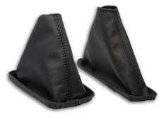 FÜR TOYOTA iQ 2008-2016 SCHALTMANSCHETTE HANDBREMSMANSCHETTE NATURLEDER