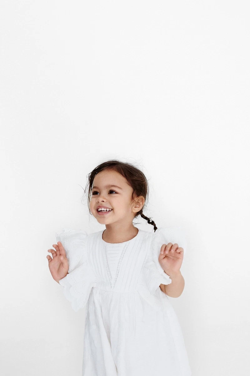 Zara baby deals white dress
