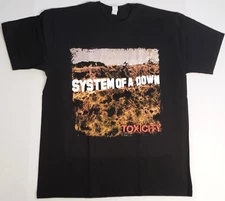 SYSTEM OF A DOWN Toxicity T-shirt Heavy Metal Men's 100% Cotton Tee New