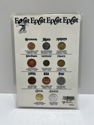 Walt Disney Epcot Center World Showcase International 11 Coins